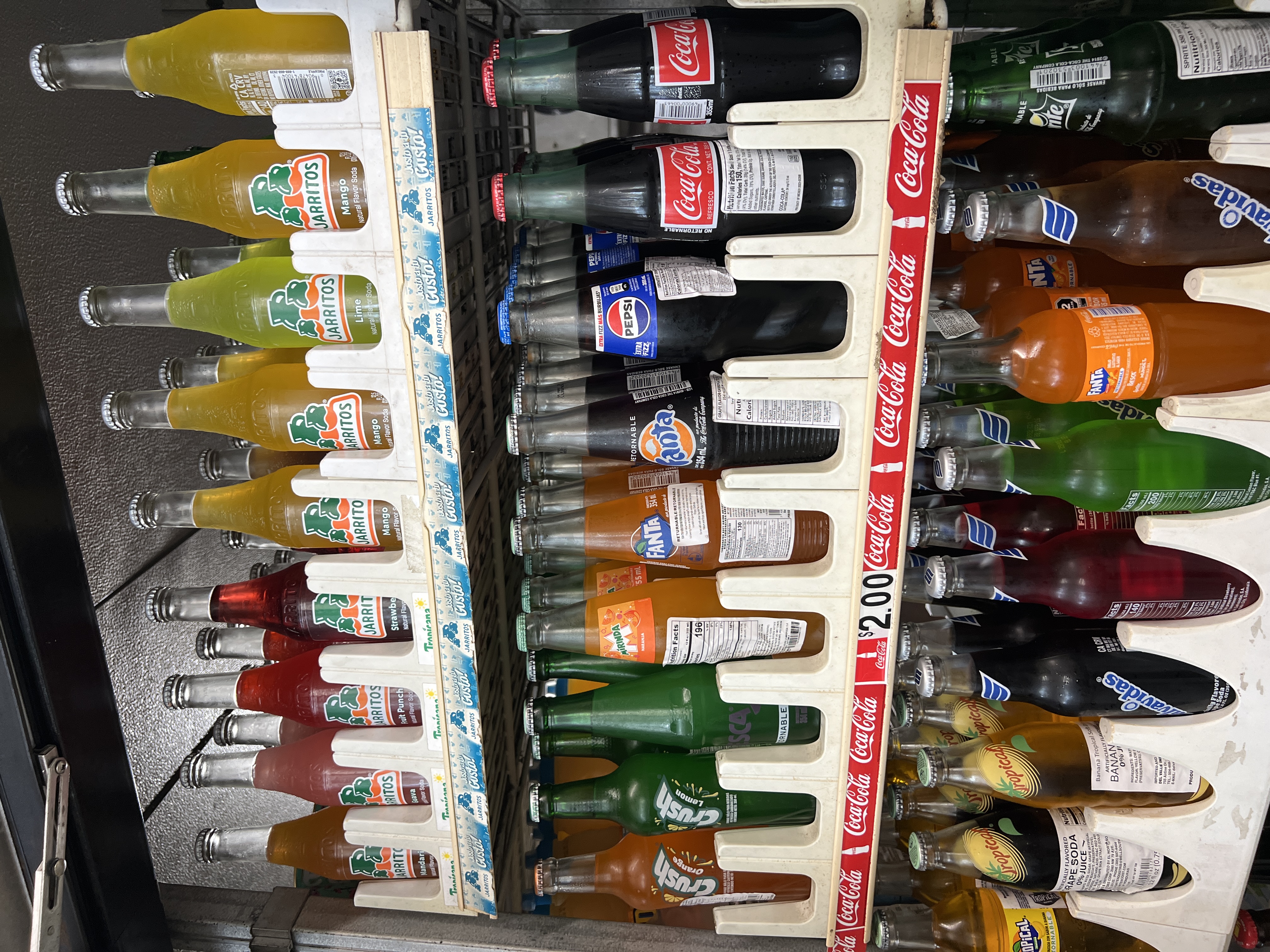 Jarritos and sodas Pueblo Food Center Fort Myers